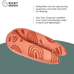 Babymoov - Almofada de gravidez em formato de U B.Love, almofada de maternidade premium, terracota Online