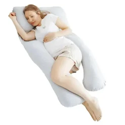 Babymoov - Almofada de maternidade XXL B.Love, almofada corporal orgânica premium para gravidez, cinza Outlet
