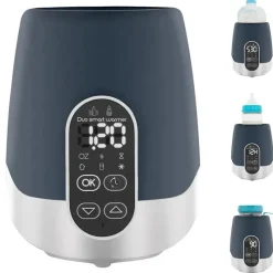Babymoov - Aquecedor de biberões Duo Smart, 2 em 1 para carro e casa, para leite materno ou fórmula para bebé Best