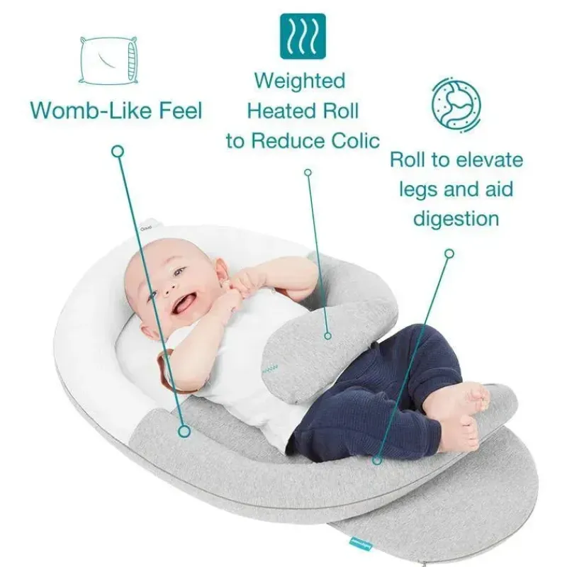 babymoov_cloudnest_organi_SKURJDPOXUO_3.webp Babymoov Cloudnest Organic Espreguiçadeira Calmante Cinza Fashion