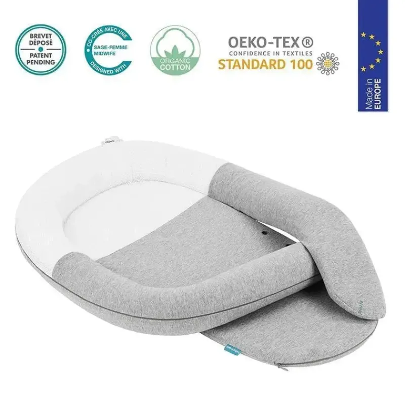 babymoov_cloudnest_organi_SKURJDPOXUO_4.webp Babymoov Cloudnest Organic Espreguiçadeira Calmante Cinza Fashion