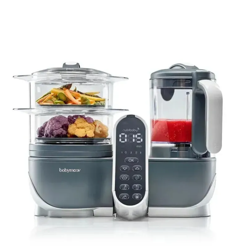 babymoov_duo_meal_station_SKUNfzTNmK6_0.webp Babymoov Duo Meal Station 5 em 1 Food Maker com panela a vapor, mistura e purê, cinza Hot
