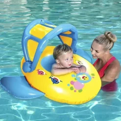 Swimways Barco de bebê Pinkfong Baby Shark Sun Canopy com música Discount