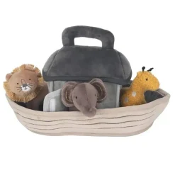 Lambs u0026 Ivy Barco/arca interativo de pelúcia Lambs &amp; Ivy Baby Noah com brinquedos de bicho de pelúcia Online