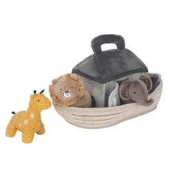 Lambs u0026 Ivy Barco/arca interativo de pelúcia Lambs &amp; Ivy Baby Noah com brinquedos de bicho de pelúcia Online