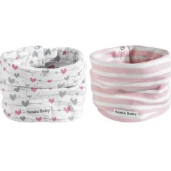 Bazzle Baby - Bandobib 2 PK, Wavy Hearts New