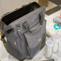 Bbluv - Saco de fraldas Metrö Mochila Completo, Carvão Outlet