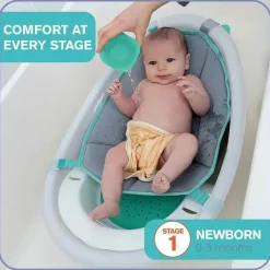 Summer Infant Bebê de Verão - Banheira Multi Estágios com Suporte Suave Fashion
