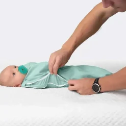 Summer Infant Bebê de verão - SwaddleMe Room to Grow Pod, 0-6 meses, 1 pacote, Teal Waves Outlet