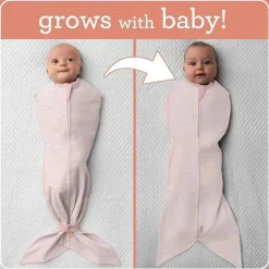 Summer Infant Bebê de verão - SwaddleMe Room to Grow Pod, 0-6 meses, 1 pacote, rosa mesclado Best