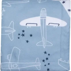 Lambs u0026 Ivy Bedtime Originals - Cobertor Pequeno Aviador Hot