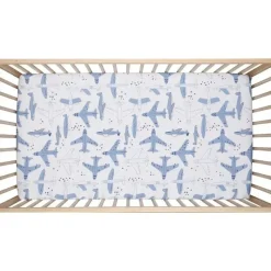 Lambs u0026 Ivy Bedtime Originals - Conjunto de cama de 3 peças Little Aviator Outlet