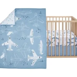 Lambs u0026 Ivy Bedtime Originals - Conjunto de cama de 3 peças Little Aviator Outlet