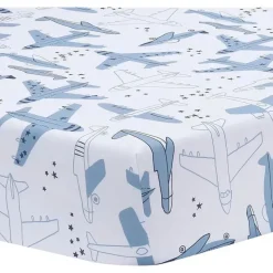 Lambs u0026 Ivy Bedtime Originals - Conjunto de cama de 3 peças Little Aviator Outlet