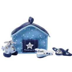 Lambs u0026 Ivy Bedtime Originals - Conjunto de pelúcia de aviãozinho aviador - Conjunto de 4 peças Hot