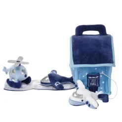 Lambs u0026 Ivy Bedtime Originals - Conjunto de pelúcia de aviãozinho aviador - Conjunto de 4 peças Hot