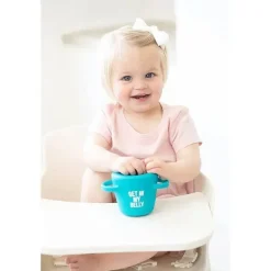 Bella Tunno - Get In My Belly Happy Snacker, Azul Fashion