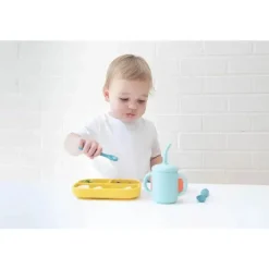 Bella Tunno - pacote Little Bites, conjunto de alimentação para bebês, 100% silicone de qualidade alimentar, diversão de circo New