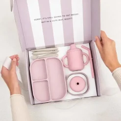 Bella Tunno - pacote Little Bites, conjunto de alimentação para bebês, silicone 100% de qualidade alimentar, Magic Meadow Online