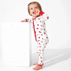 Bellabu Bear - Christmas Cookies Bamboo Convertible Footie Outlet
