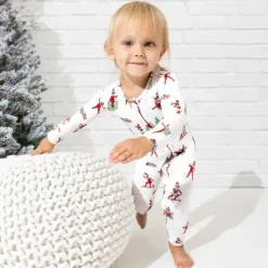 Bellabu Bear - Christmas Pajamas: The Elf On The Shelf Bamboo Sleepwear New