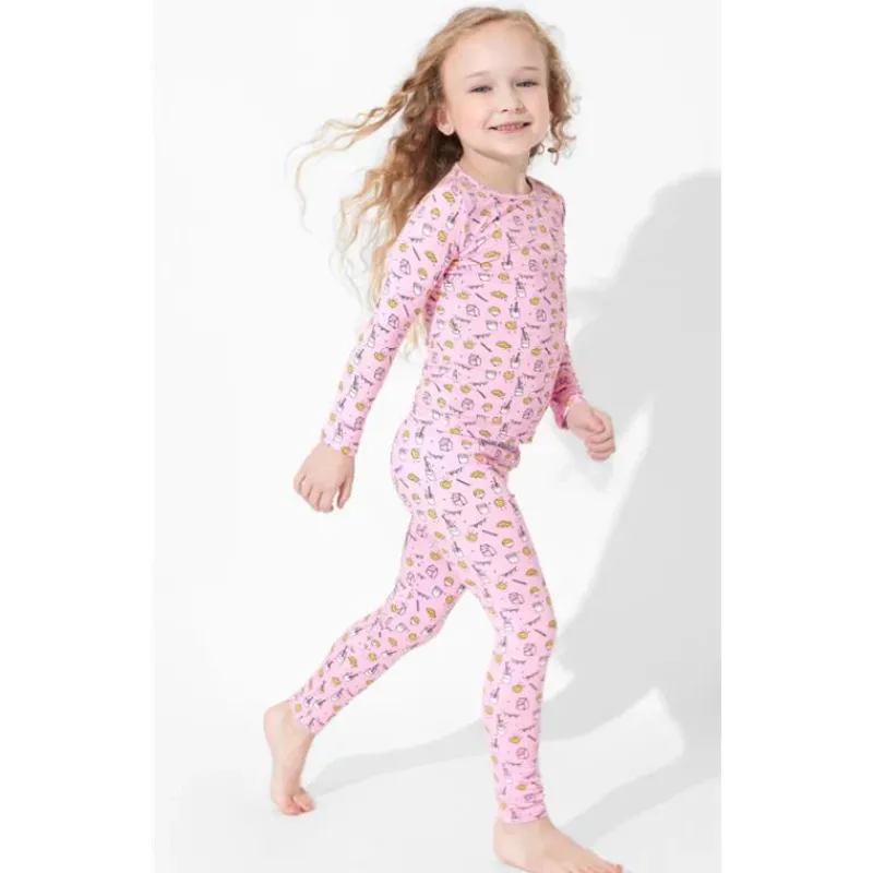 bellabu_bear__milk_and_co_SKUZq2hvHnX_1.webp Bellabu Bear - Milk And Cookies Pink Kids Bamboo Pajamas, 18-24M Hot