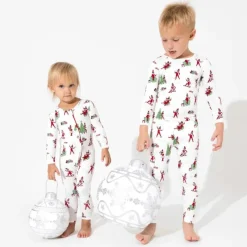 Bellabu Bear - The Elf On The Shelf Bamboo Kids Pajamas New