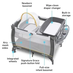 Graco Berço Pack'n Play Care Suite Playard Clearance