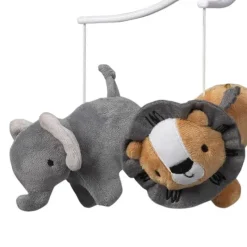 Lambs u0026 Ivy Berço Musical Originals para Dormir Selva Divertido Móbile, Leão/Elefante Clearance
