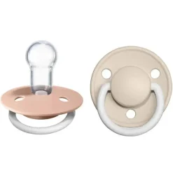 Bibs - 2Pk De Lux Blush Night/Baunilha Night Premium Chupeta, Tamanho Único Fashion