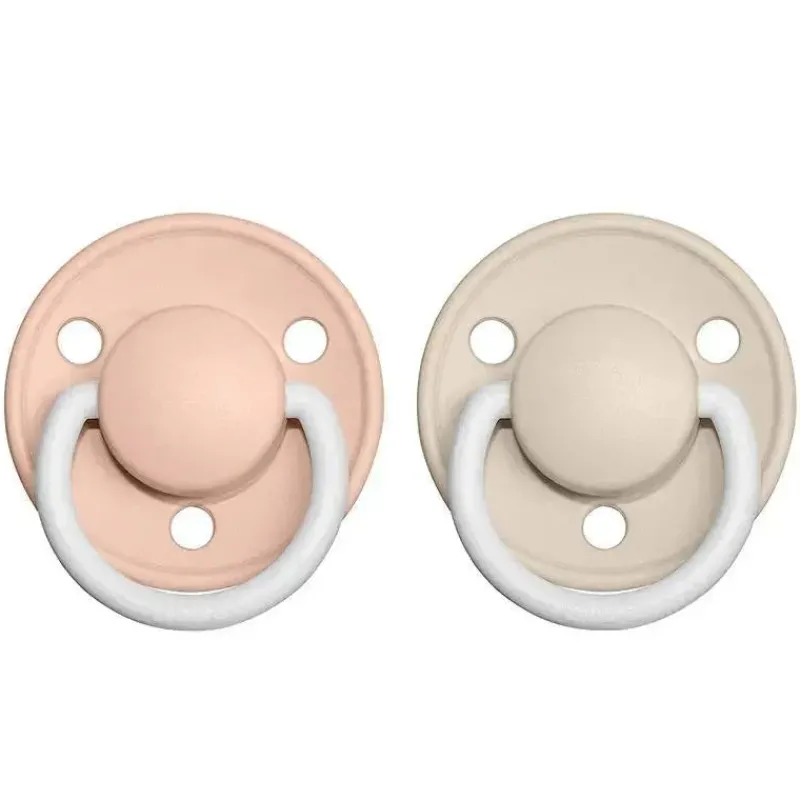 bibs__pk_de_lux_blush_nig_SKUA3HVP7ib_1.webp Bibs - 2Pk De Lux Blush Night/Baunilha Night Premium Chupeta, Tamanho Único Fashion