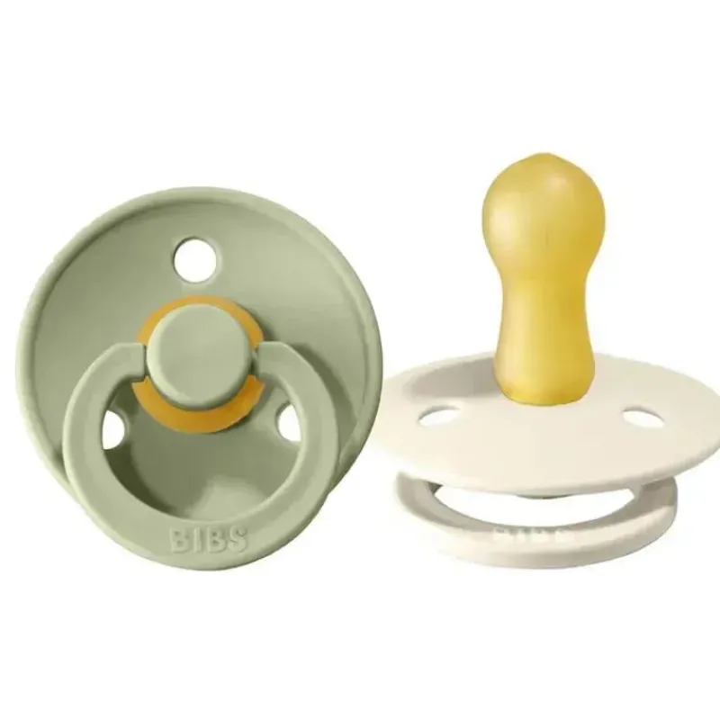 bibs__pk_sageivory_natura_SKUogpANZ01_0.webp Bibs - 2Pk Sage/Ivory Natural Rubber Baby Chupeta, 0/6M Online