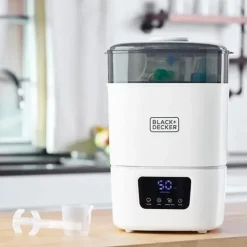 Black + Decker - Esterilizador de mamadeiras com esterilização a vapor Fashion