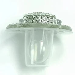 Bling Swarovski Crystal Pacifier Bling Swarosvski chupeta de cristal pérola com cristal transparente Discount