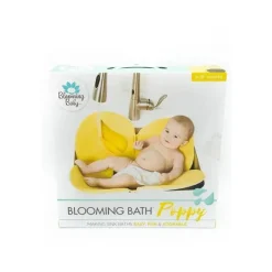 Blooming Bath Bloomingbath.com - Tapete de banho de flor de papoula - Almofada de banheira para pia para bebê, amarelo Sale