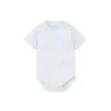 Kissy Kissy Body de manga curta - Baby Boy Pointelle, azul claro Hot