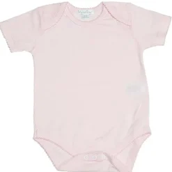 Kissy Kissy Body de manga curta - Baby Girl Pointelle, rosa Clearance
