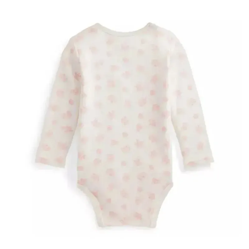 body_polo_ralph_lauren_ba_SKUYkIMn5cT_1.webp Ralph Lauren Body Polo Baby - Manga Longa Algodão Orgânico Interlock Malha, Rosa Sale