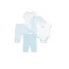 Little Me Body Safári Safari 5 peças com conjunto de calças - azul Sale