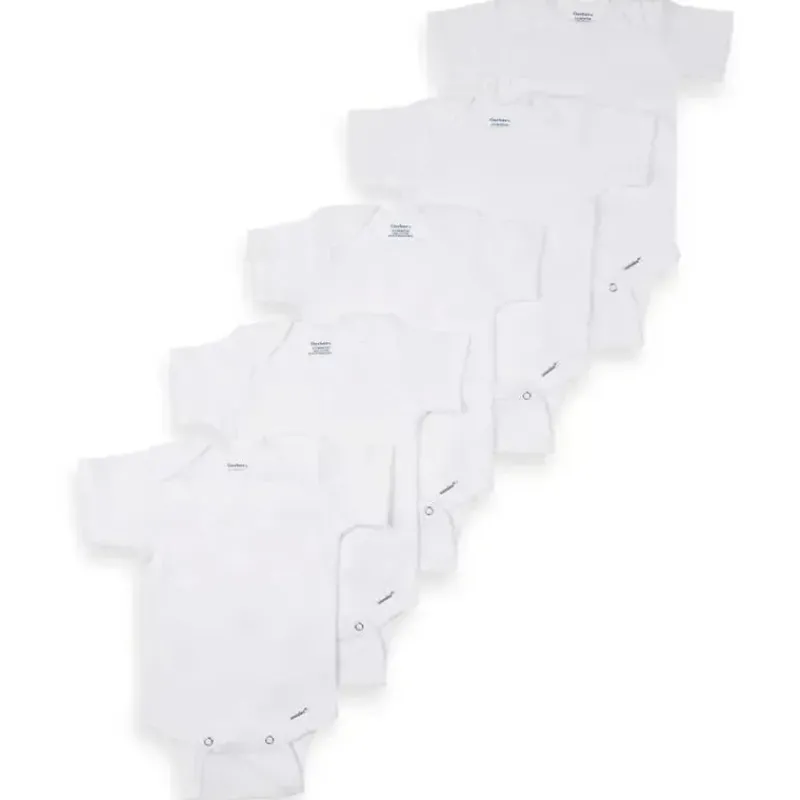 bodys_manga_curta_da_marc_SKUVw5VHKdQ_0.webp Gerber Bodys manga curta da marca ONESIES com 5 pacotes New