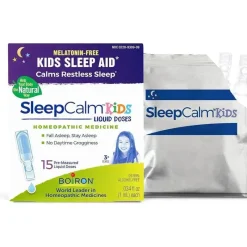 Boiron - SleepCalm Kids Liquid Doses Sleep Aid para um sono noturno profundo, relaxante e repousante, contagem de 15 Online