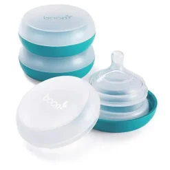 Boon Bolsa Nursh e Recipiente para mamilos com 3 unidades, azul Discount