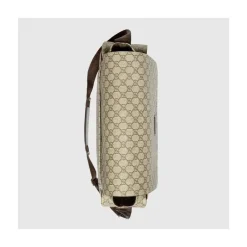 Gucci Bolsa de fraldas GG Plus Supreme, bege Discount