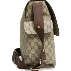 Gucci Bolsa de fraldas Supreme com trocador, bege Fashion