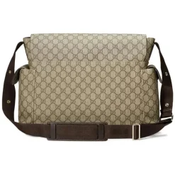 Gucci Bolsa de fraldas Supreme com trocador, bege Fashion