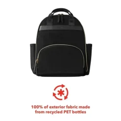 Skip Hop Bolsa de Fraldas Mochila - Envi Luxe, Preta Fashion