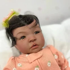 MacroBaby Boneca Bebê Reborn - Vinil Afro-Americano, Shyann Clearance
