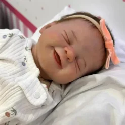 MacroBaby Boneca Bebê Reborn - Vinil Branco, Coco Malu Hot