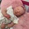 MacroBaby Boneca Bebê Reborn - Vinil Branco, Alexa Dormindo Outlet