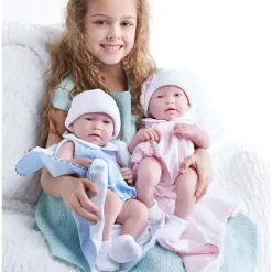 JC Toys Boneca La Newborn Realista 17 Meninos Reais, Enxoval Azul Outlet
